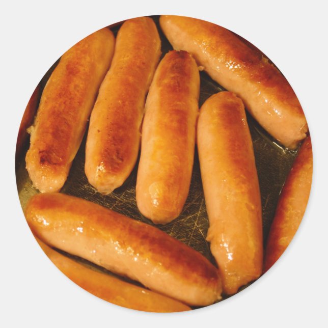 Würstchen Stickers (Vorderseite)