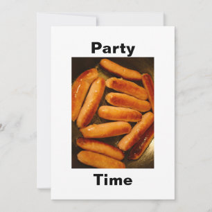 Würste Party Einladung