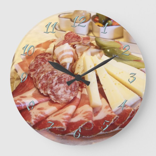 Wurstladen Große Wanduhr (Vorderseite)