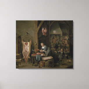 Wurstproduktion, 1651 leinwanddruck