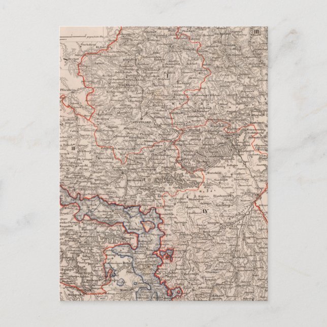 Wurtemberg, Deutschland Postkarte (Vorderseite)