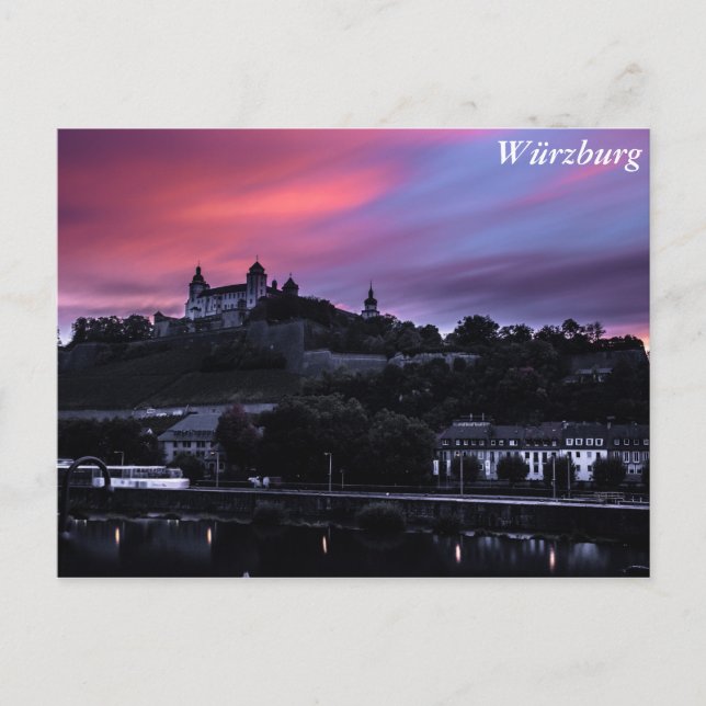 Würzburg, Deutschland Postkarte (Vorderseite)