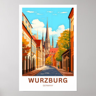 Würzburg Deutschland Reisen Print Poster