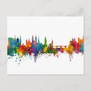 Würzburg Deutschland Skyline Postkarte