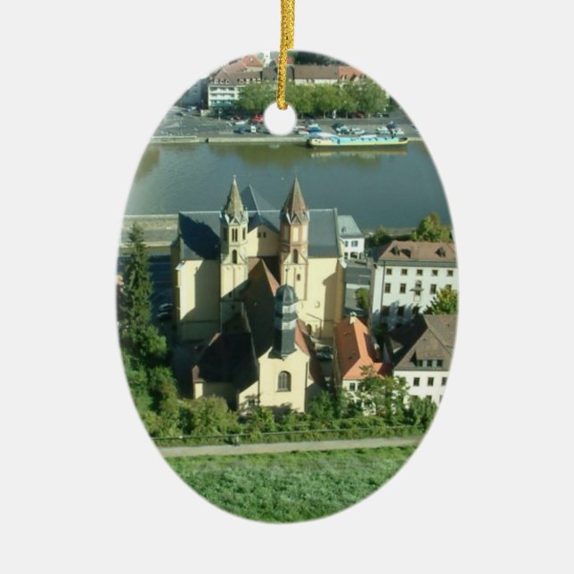 Würzburg Keramik Ornament (Vorne)