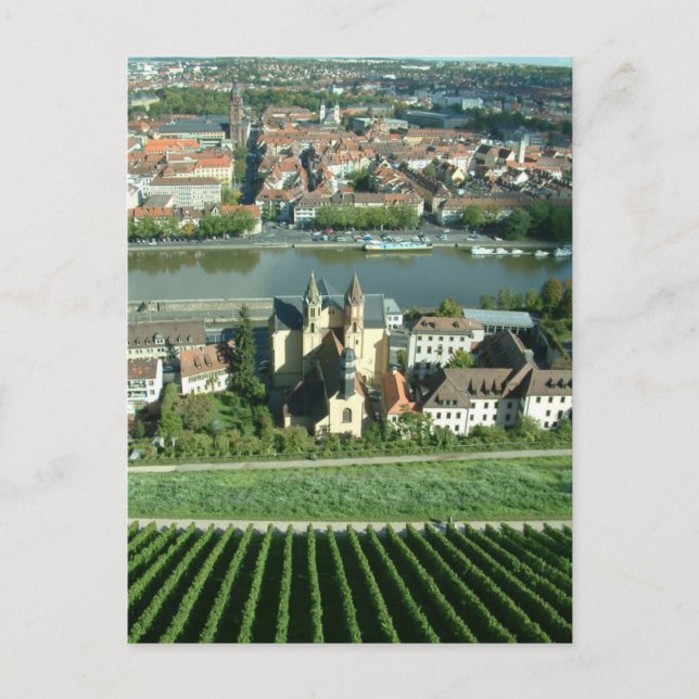 Wurzburg Postkarte (Vorderseite)