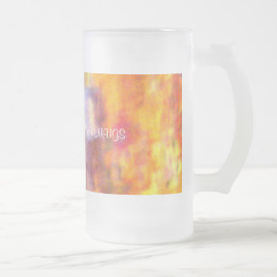 Wurzel-Bier-Floss-Tassen Mattglas Bierglas