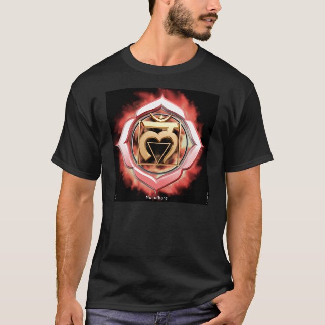 Wurzel Chakra Dunkelheits-T - Shirt (Vorderseite)