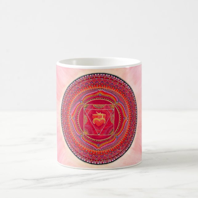 Wurzel Chakra Mandala-Tasse Tasse (Mittel)