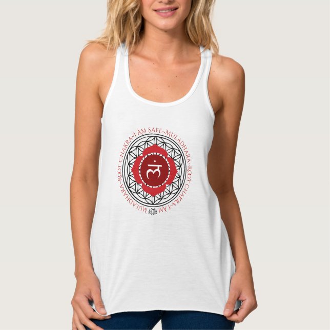 Wurzel Chakra - Muladhara - Chakra Reihen Reiki Tank Top (Vorderseite)