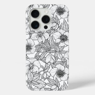 Wurzelbohrungen in Schwarzweiß Case-Mate iPhone Hülle