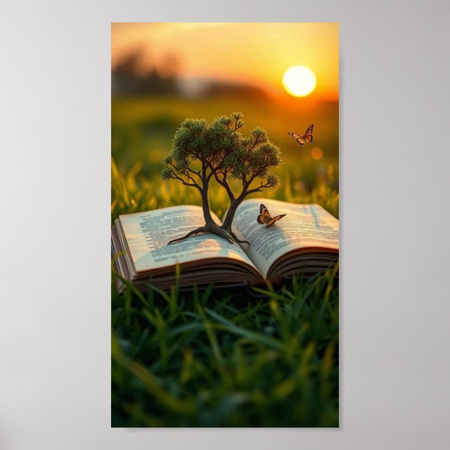 Wurzeln der Fantasie - Wo Geschichten Bäume wachse Poster (Vorne)