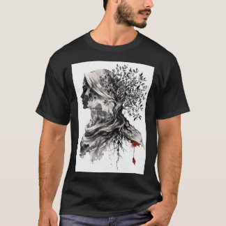 Wurzeln der Resilienz - Erbe in Blüte -  T-Shirt