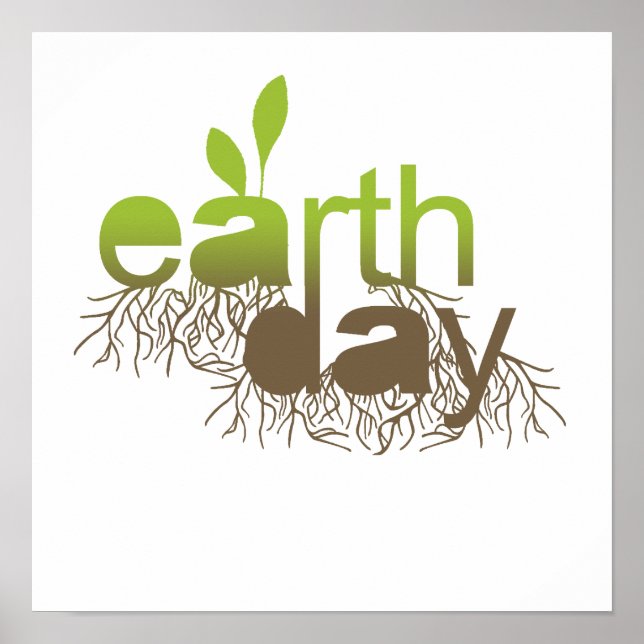 Wurzeln des Earth Day Poster (Vorne)