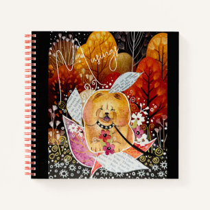 WURZELN DES HERZENS  CHOW Spiralblock Notizbuch