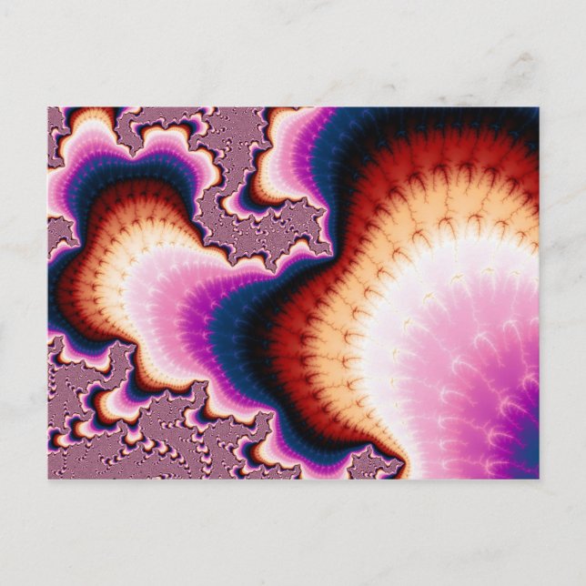 Wurzeln - Fraktal Postkarte (Vorderseite)