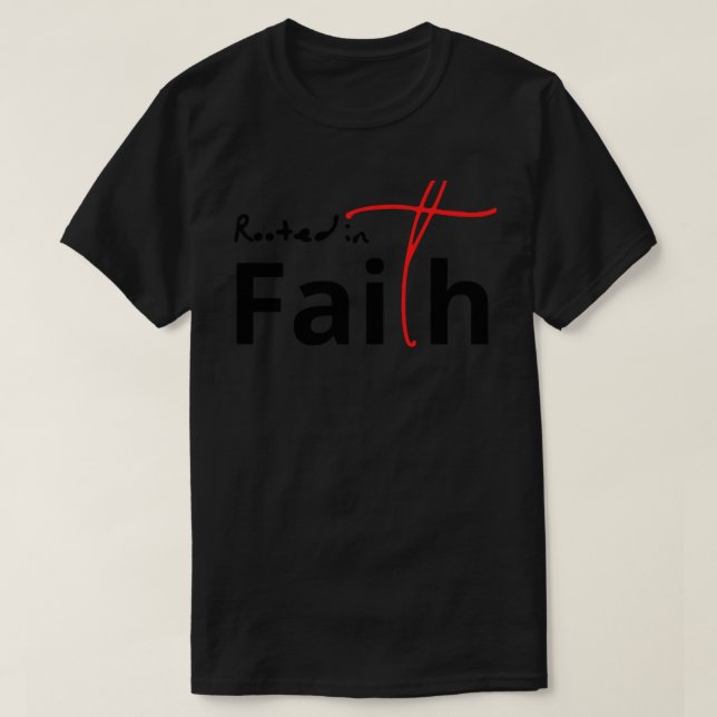 Wurzeln im Glauben (2) T-Shirt (Design vorne)
