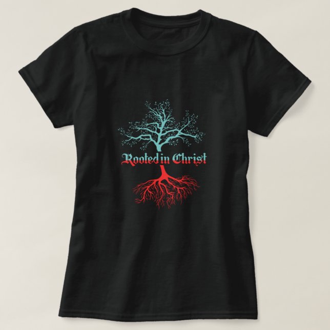 Wurzeln in der christlich-katholischen Religion Gi T-Shirt (Design vorne)
