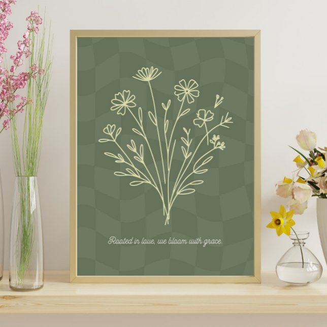 Wurzeln in der Liebe, Blüte in Anmut Poster (Von Creator hochgeladen)