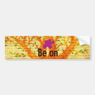 Wurzeln in der Rechtschaffenheit Baobab Vintage Pe Autoaufkleber