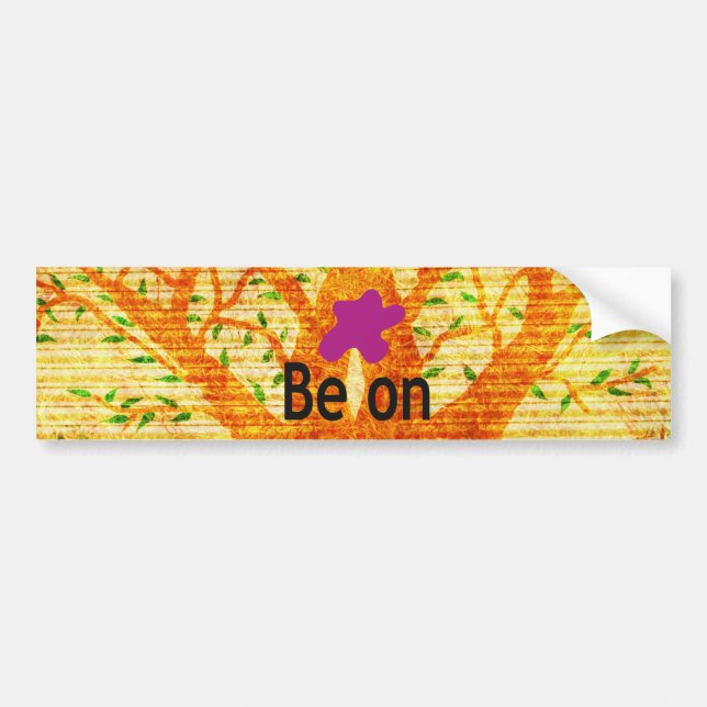 Wurzeln in der Rechtschaffenheit Baobab Vintage Pe Autoaufkleber (Vorne)