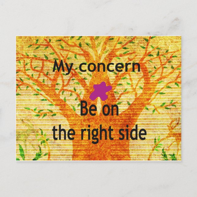 Wurzeln in der Rechtschaffenheit Baobab Vintage Pe Postkarte (Vorderseite)