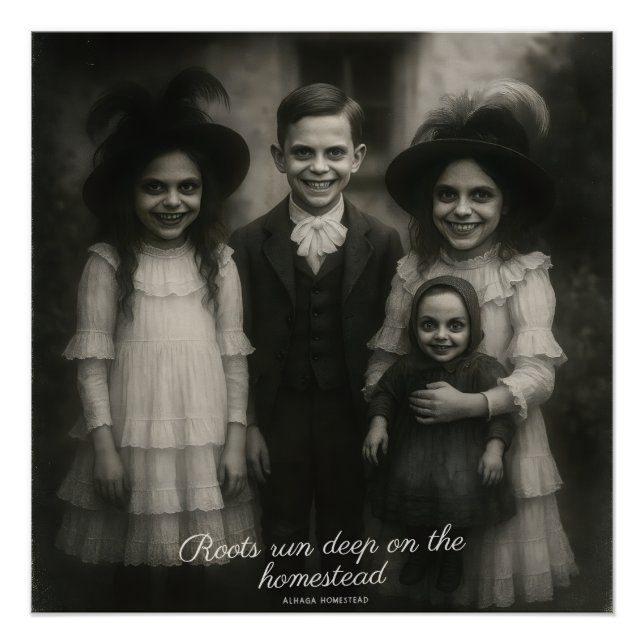 Wurzeln laufen tiefes Poster (Vorderseite)