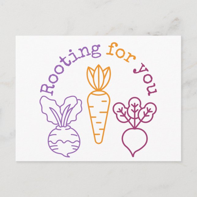 Wurzeln Postkarte (Vorderseite)