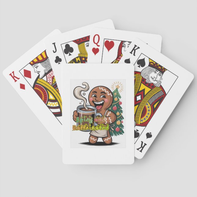 Würzig und Koffeinhaltig Spielkarten (Rückseite)