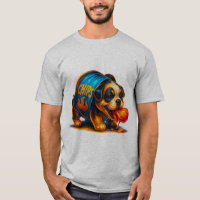 Würzige Chips Welpen T-Shirt | Lustiger Süßer Hund