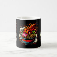Würzige Ramen Japanische Nudel-Straßenkunst