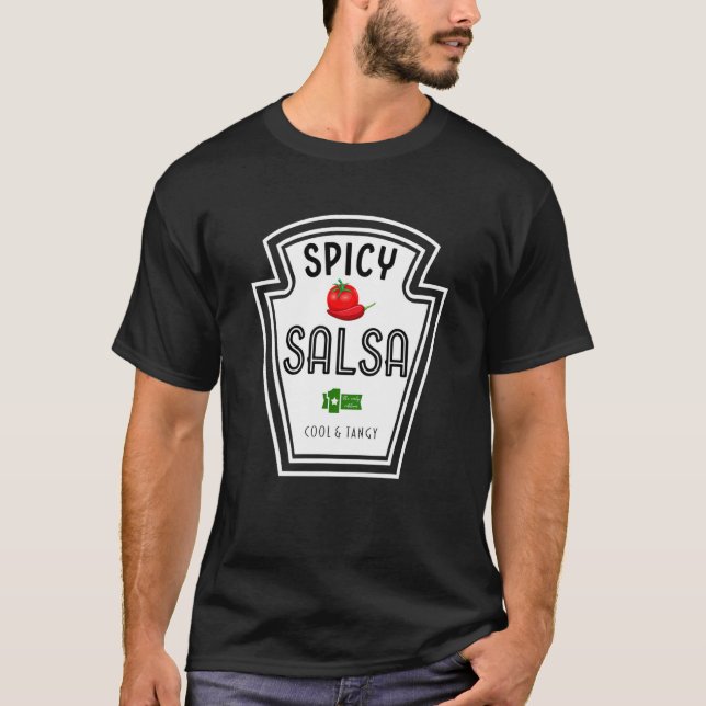 Würzige Salsa-Gruppen-Gewürz-Team-Halloween-Kostüm T-Shirt (Vorderseite)