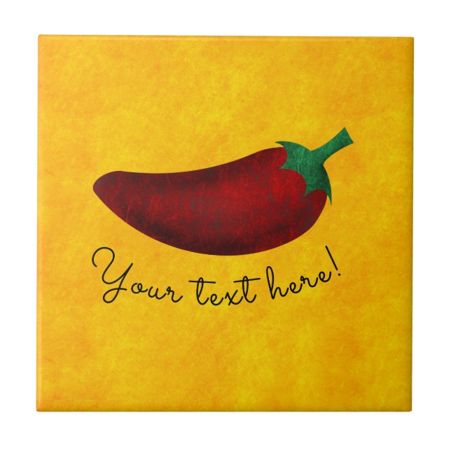 Würziger heißer SüdwestChili-Pfeffer Fliese (Vorderseite)