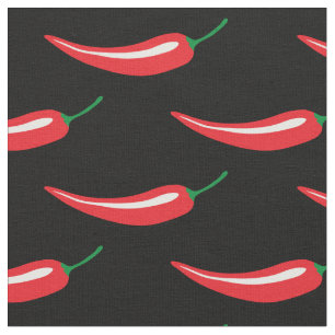 Würziges heißes rotes Gewebe des Chilipfeffers D Stoff