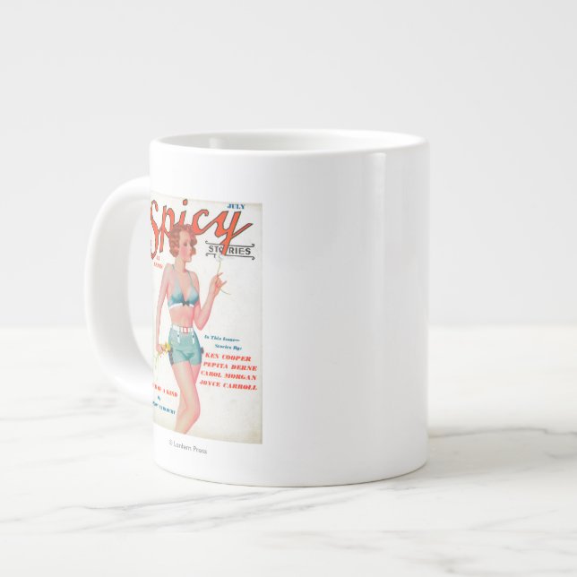 Würziges Titelseite Jumbo-Tasse (Vorderseite Links)