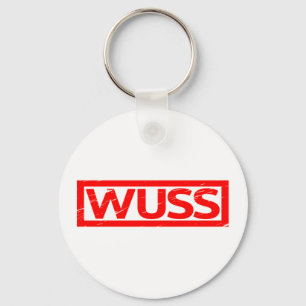 Wuss Briefmarke Schlüsselanhänger