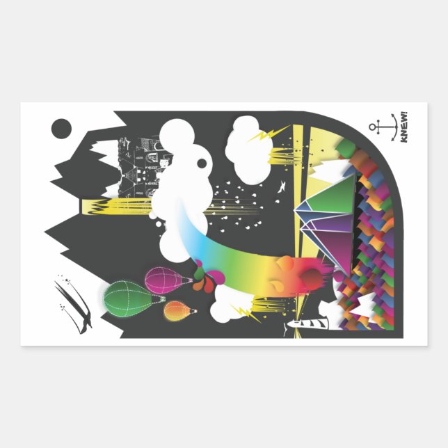 WUSSTE! Aufkleber (Vorderseite)