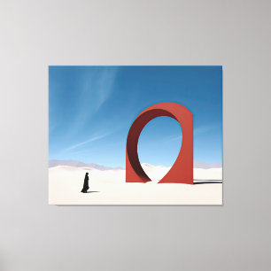 Wüste Arcana: Einsamkeit des Sentinels Leinwanddruck