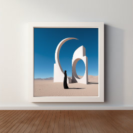 Wüste Arcana: Flüstern des Kosmos Fotodruck