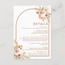 Wüste Arch Boho Pampas Grass Terrakotta im Erdbebe