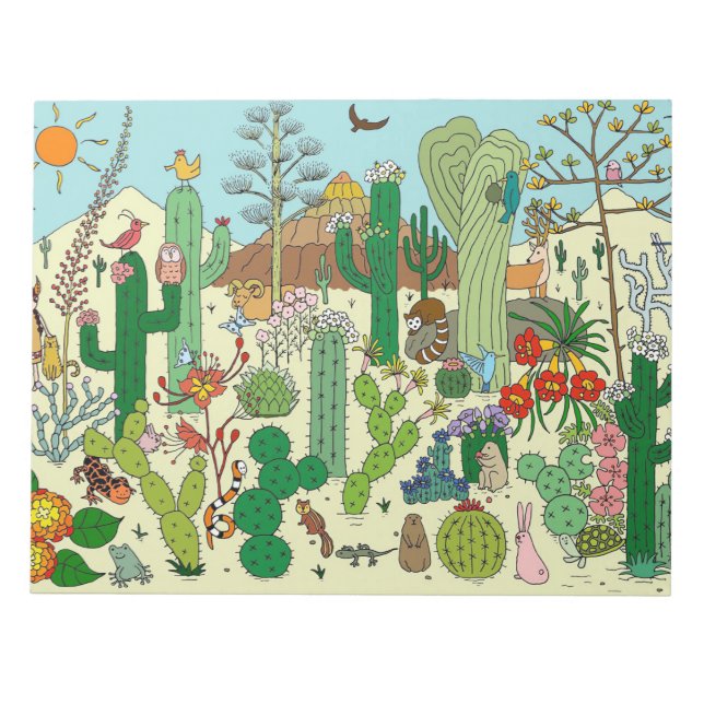 Wüste Arizona Notizblock (Vorderseite)