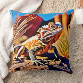 Wüste Bartded Dragon Kissen