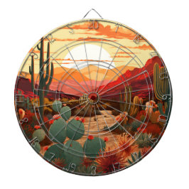 Wüste Beauty #1 Poster Dartscheibe