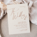 Wüste | Beige die Hochzeit von Einladung<br><div class="desc">Diese Wüste | Beige die Hochzeit der Einladung ist perfekt für Ihre einfache rustikale Western beige und terracotta Erden Töne Hochzeit. Die ohrenneutrale Boho-Farbpalette ist Vintag im Südwesten mit modernem Retro-Ambiente. Das Drehbuch ist eine delikate minimalistische handgeschriebene Kalligraphie, die ziemlich elegant und romantisch ist. Das Produkt ist bearbeitbar und hat...</div>