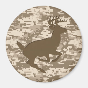 Wüste Beige Digital Camouflage Deer Camouflage Mus Magnet