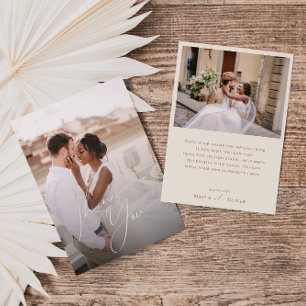 Wüste   Beige Fotos Dankeskarte