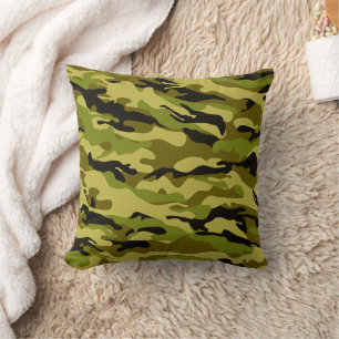 Wüste Beige Grüne Camouflage Kissen