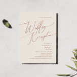 Wüste | Beige Hochzeitsempfang Einladung<br><div class="desc">Diese Wüste | Die beige Hochzeitsempfehlung ist perfekt für Ihren rustikalen Western in Beige und Terracotta Erdtönen Empfang. Die ohrenneutrale Boho-Farbpalette ist Vintag im Südwesten mit modernem Retro-Ambiente. Das Drehbuch ist eine delikate minimalistische handgeschriebene Kalligraphie, die ziemlich elegant und romantisch ist. Das Produkt ist bearbeitbar und hat viel Leerraum, sodass...</div>
