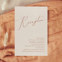 Wüste | Beige Hochzeitskarte