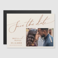Wüste | Beige Horizontal Save the Date